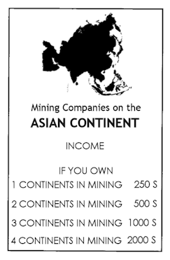 Asian Continent Miners card